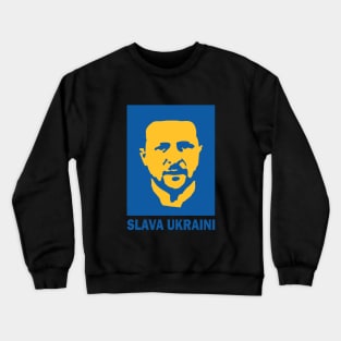 Ukraine President Zelensky slava ukraini Crewneck Sweatshirt